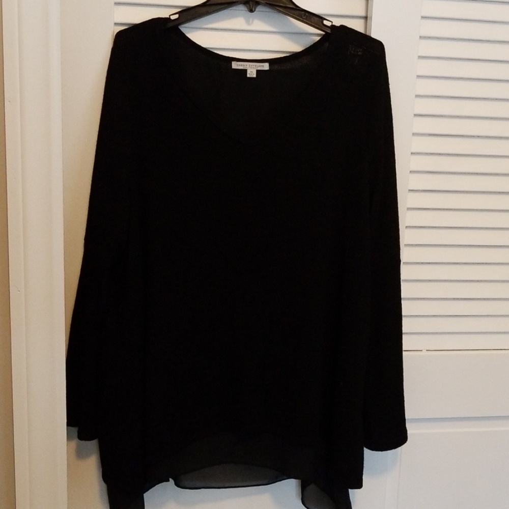 Never worn sweater with dressy edge